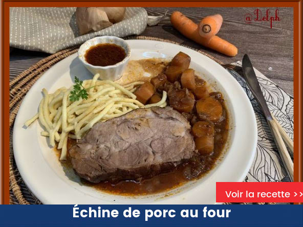 Échine de porc au four